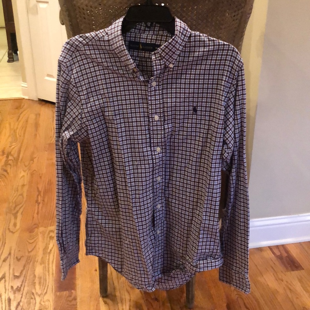 Men’s Ralph Lauren polo button down medium